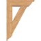 Ekena Millwork Traditional Traditional Smooth Bracket w/ Offset Brace, Western Red Cedar, 7 1/2"W x 26"D x 38"H BKT0806X26X38TRA01SWR - alternate 2